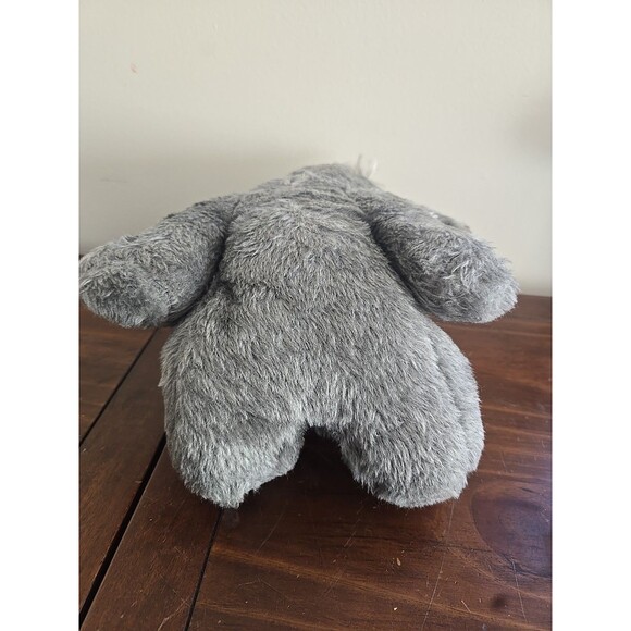 Haan Crafts Plush Elephant UNIQUE Vintage Handmade Stuffed 14" RARE Laid Back! - Picture 5 of 6